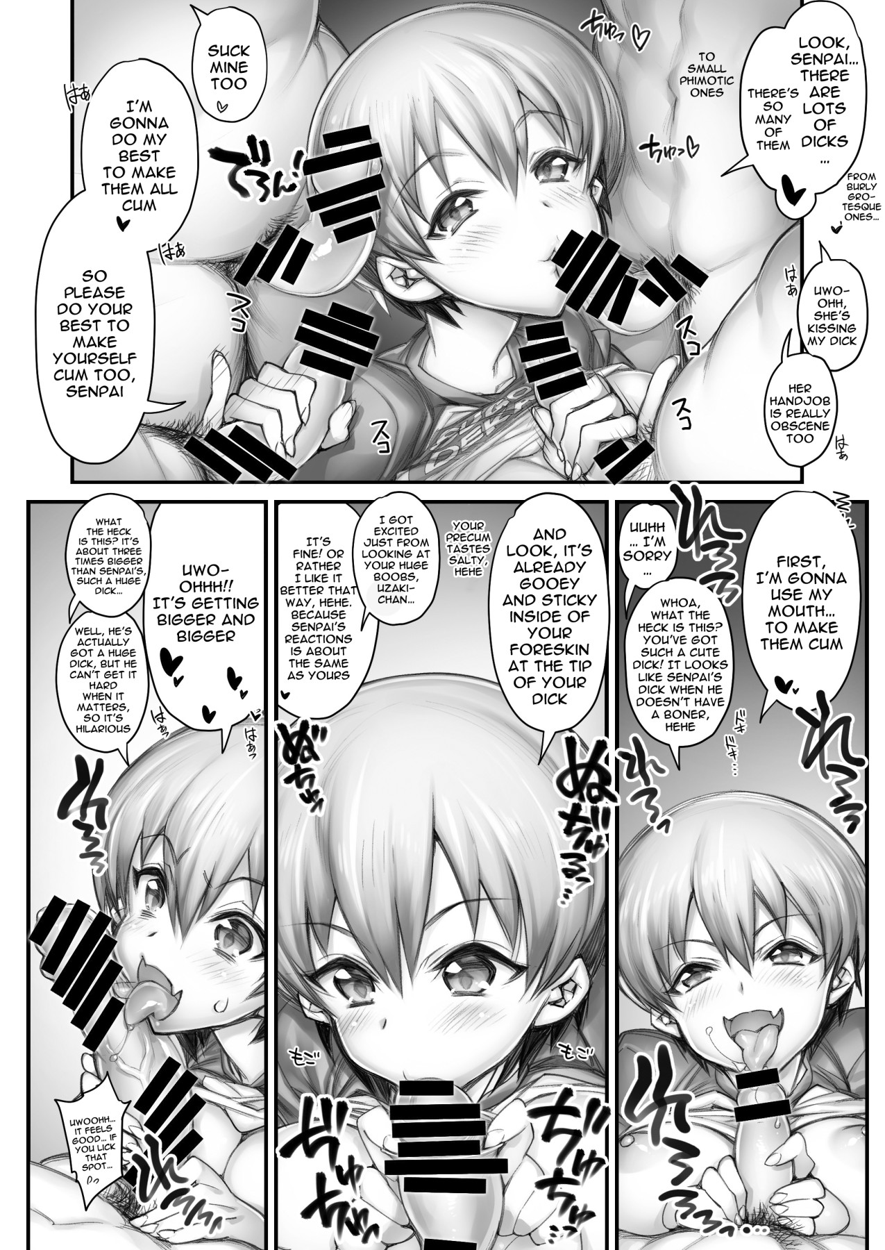 Hentai Manga Comic-Uzaki-chan Wants To Message To Senpai Videos Of Her Having Sex With Lots of Men!!-Read-4